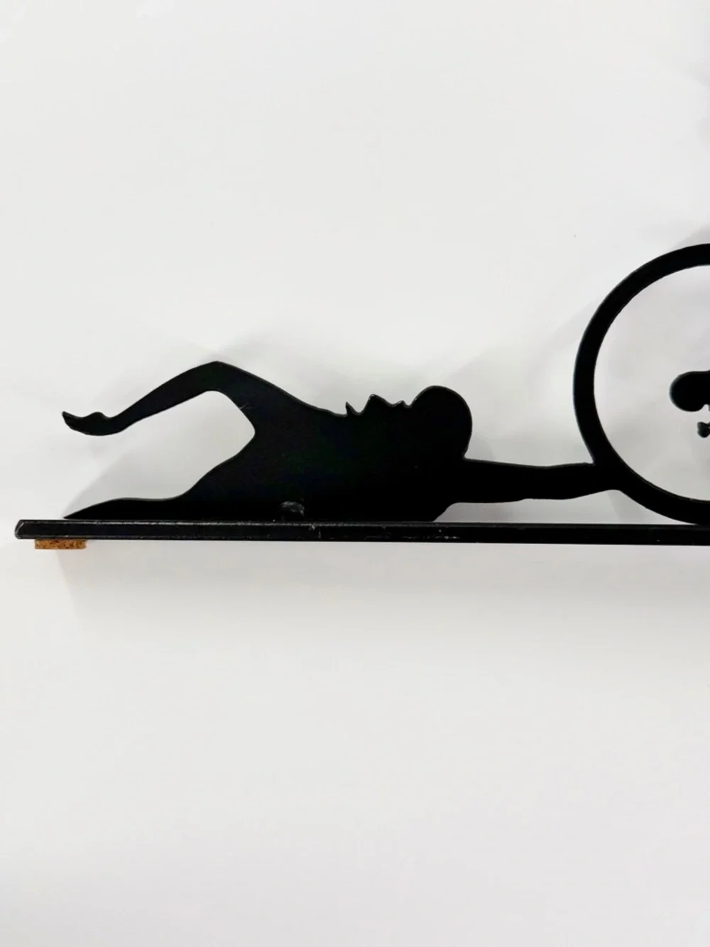 Triathlete Metal Art Sculpture | Runner Cyclist Decor | Gift Idea - Picture 4 of 8